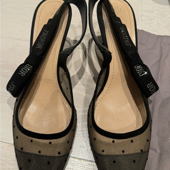 DIOR J’ADIOR Mesh Crystal Slingback Kitten Heel - Picture 3 of 9